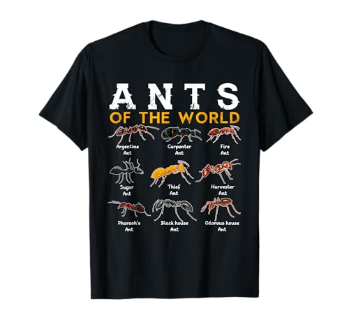 Ants of the World - Camisa Science Bug para niños Camiseta