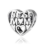 ningan my best mom charm heart charms 925 sterling silver bead charms fits women s bracelets necklaces