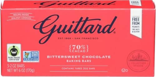 Guittard, Bar Chocolate Baking Bittersweet, 2 Ounce, 3 Pack