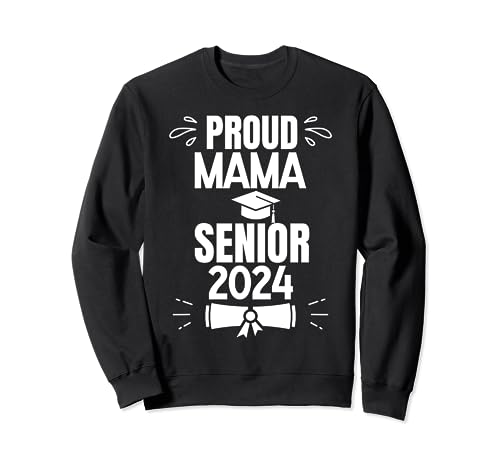 Proud MAMA Senior Est.2024 Class Of 2024 Graduation Matching Sweatshirt
