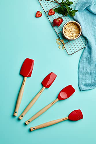Le Creuset Großer Kochlöffel Craft aus Silikon, Schwarz glänzend, 42104281400000 – Ansicht 5