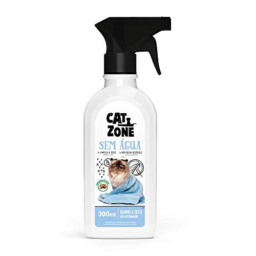CAT ZONE Banho A Seco - Sem Agua Transparente 300 Ml