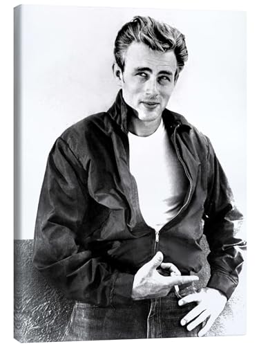 Posterlounge James Dean 1955 Leinwandbild 30 x 40 cm Schwarz-Weiß Wandbilder Wanddeko Posterlounge James Dean 1955 Leinwandbild 30 x 40 cm Schwarz-Weiß Wandbilder Wanddeko