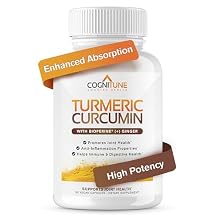 Organic Turmeric & Ginger Capsules - Turmeric Curcumin with Ginger & BioPerine, 95% Curcuminoids - Joint, Digestion, Immunity Support, Black Pepper Extract for Increased Absorption
