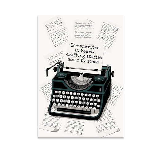 Screenwriter Wall Art Poster Print