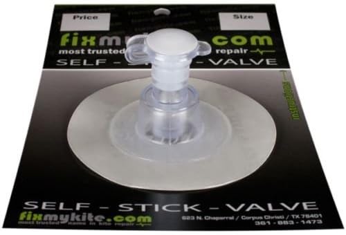 Fixmykite FMK MEGA 9mm 1-Way Kiteboarding Bladder Self Stick Repair Valve