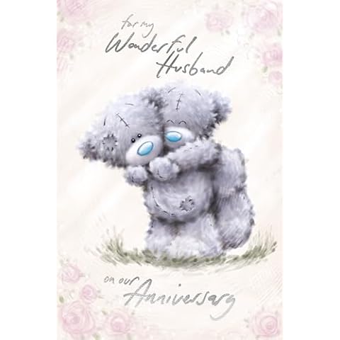 Me To You Wonderful Husband Anniversary Card Cover