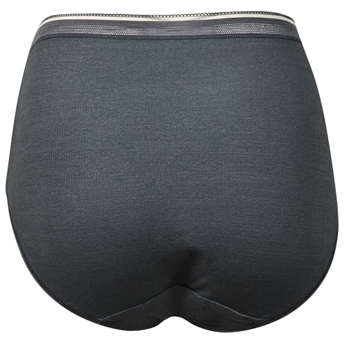 Gildan Women's Cotton Stretch Brief Underwear, Egret/Cork/Turbulence (6-pack), Medium - image 5