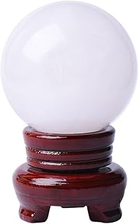 天然水晶ヒーリングボール - 幸運をもたらす風水晶ボール,4.3 in