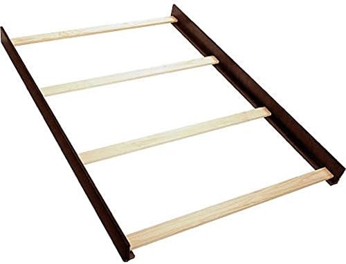 Full Size Conversion Kit Bed Rails for Baby Cache Cribs | Multiple Finishes Available (Espresso)