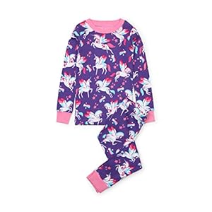 Hatley Girl’s Organic Cotton Long Sleeve Printed Pyjama Sets Ensemble Fille