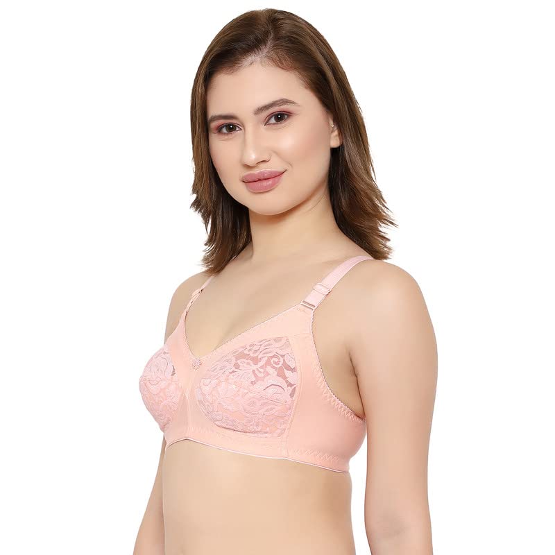 Image of Women Net Non-Padded Wire Free Regular Bra