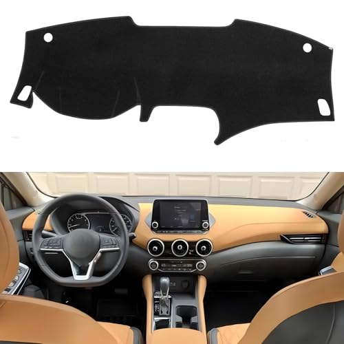 IIKSDII Dashboard Cover Mat for Ni-ssan Sentra 2020 2021 2022 2023 2024 Accessories Dash Cover Dash Mat Sunshade Glare UV Rays Protector