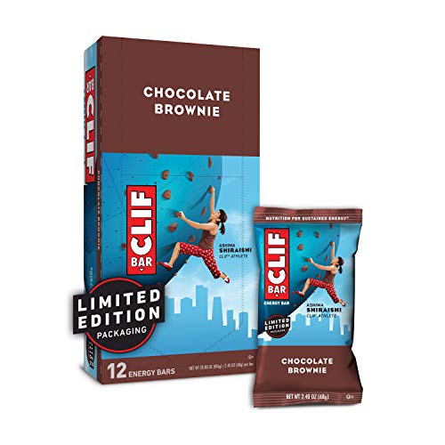 CLIF BAR - Energy Bars - Chocolate Brownie - (2.4 Ounce Protein Bars, 12 Count) Packaging May Vary