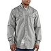 Carhartt Men's FR Twill LS Shirt, Gray, Small