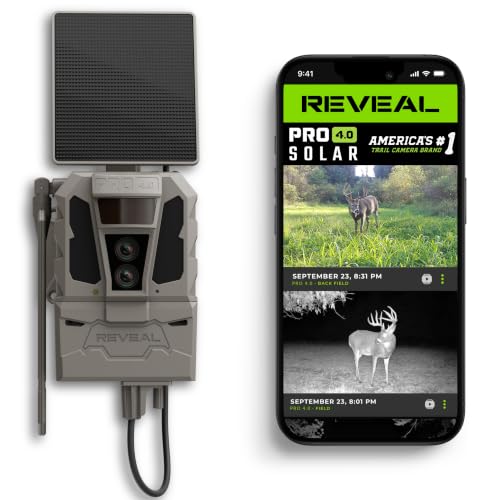 TACTACAM Reveal Pro 4.0 Solar Cellular Trail Camera with GPS & Live View