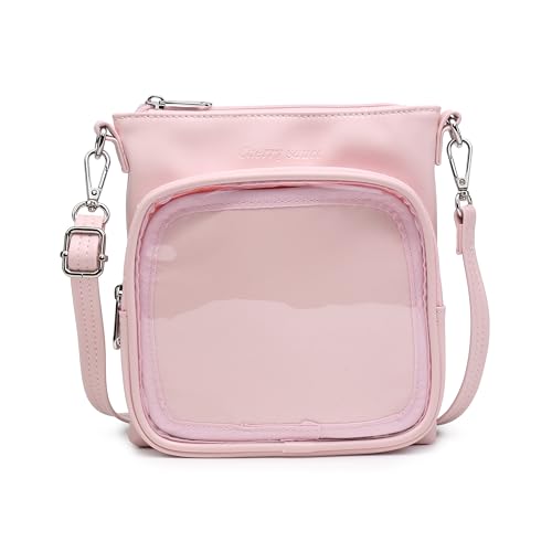 Image of Mini Ita Crossbody Purse, Pin Display Small Shoulder Bag For Anime
