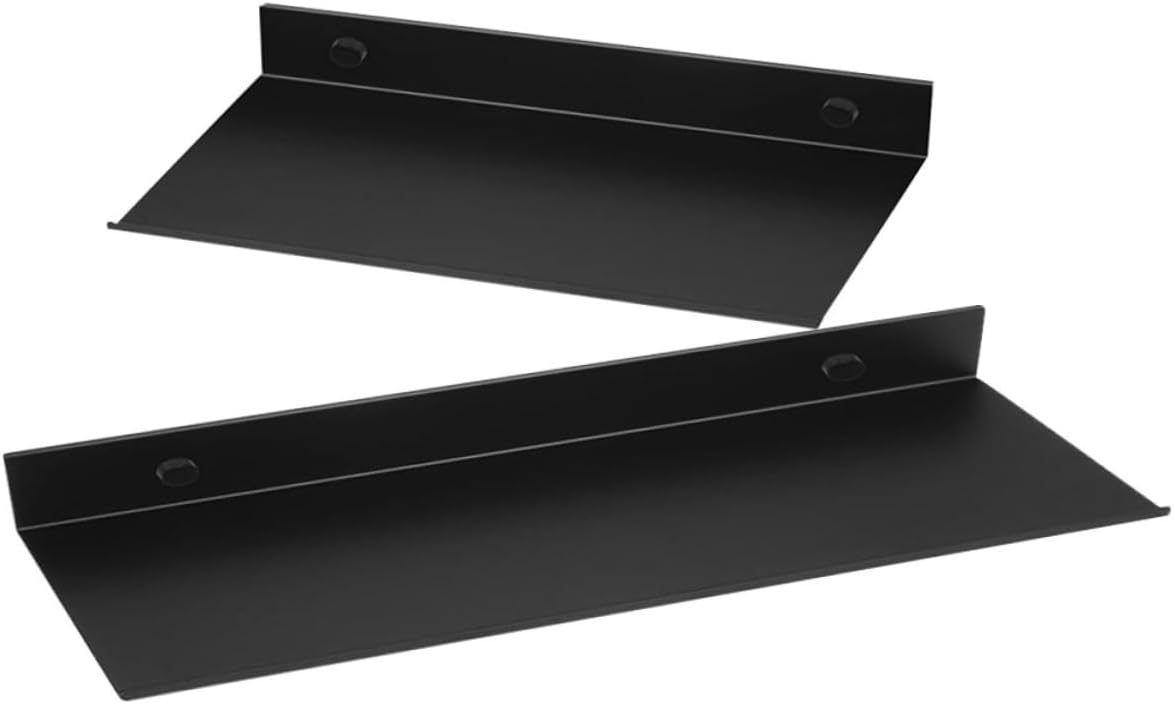 OUNONA 5sets Metal Bathroom Shelves Wall Mounted Storage Racks for Bathroom Easy Installation Stylish Design Space Saving Organization for Home Decor 2pcs*5