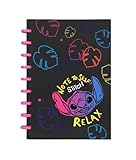 Schulheft Stitch Black