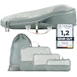 TRAVEL DUDE Packwürfel Set mit Kompression aus recycelten Plastikflaschen