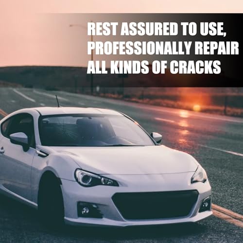 WALDSEELE Auto Windschutzscheibe Riss Reparatur Flüssigkeit,Steinschlag Reparaturset Windschutzscheibe,Glas Reparatur Flüssigkeit gegen Risse,Lang anhaltende Auto Scheiben Reparatur Kit 20ml