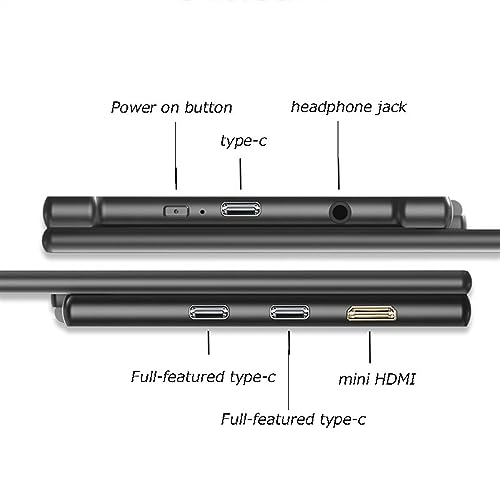 Image of GLigeT Wide Device 15.6 Inch 1080p IPS HDR Touch Screen Monitor Computer Cell Phone Extended Casting 64Hz with External