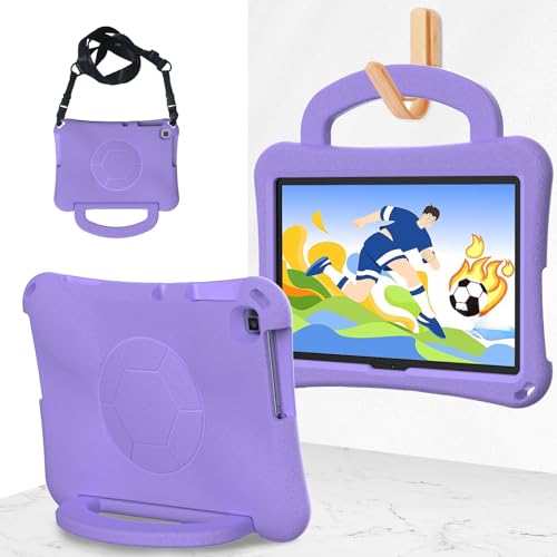 Coque Huawei Enjoy 2 antichoc avec poignée ergonomique et support de visionnage violet