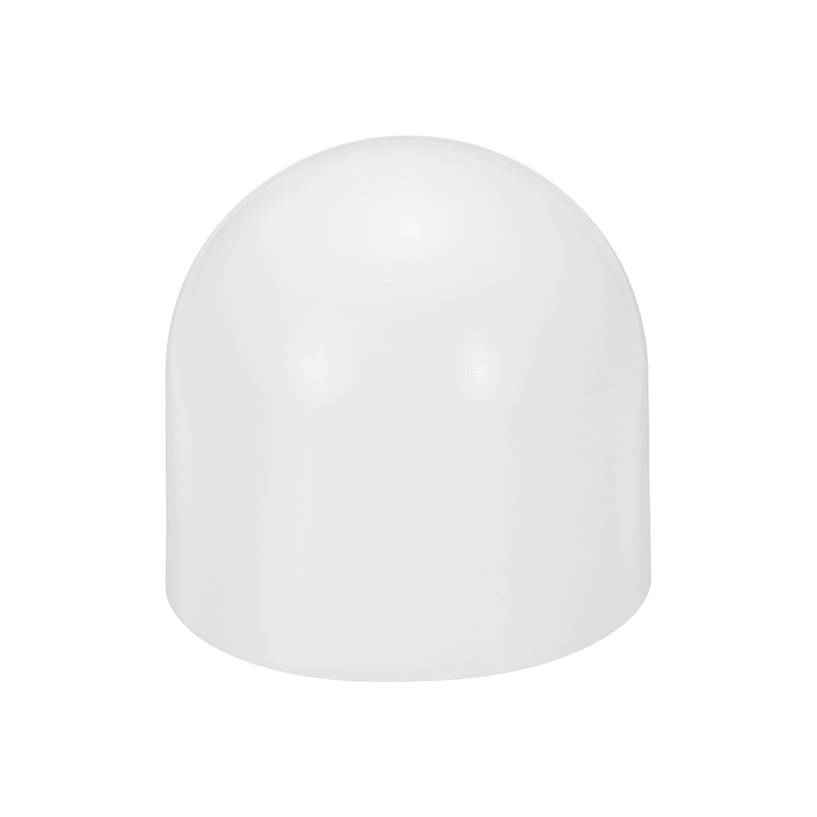 sourcing map Flashlight Diffuser Caps, 58mm ID x 59mm Height Flexible Silicone End Caps, Screw Thread Protector Covers for 59-62mm Torch LED Lights Furniture Tubing Bolt, White