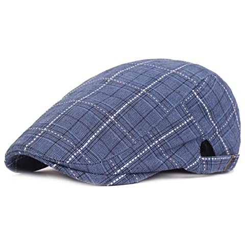 YAMEIZE Vintage Flat Cap for Men and Women Cover