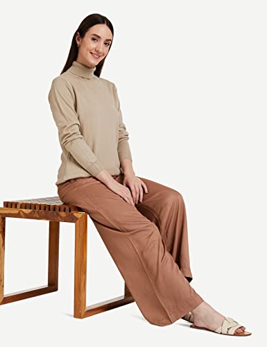 Image of Amazon Brand - Symbol Women's Acrylic Casual High Neck Pullover Sweater