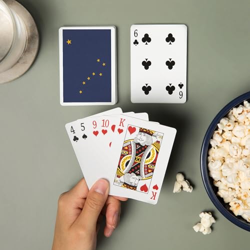Alaska State Flag naipes póker 52 cartas para adultos miniatura 2