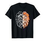 Tête de lion géométrique
