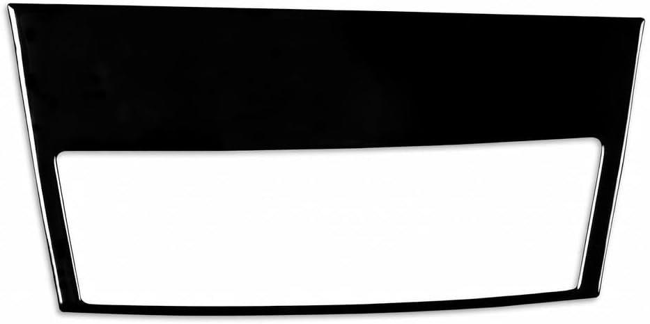 Carbon Fiber & ABS Glossy Multi-Color Interior Decoration Cover Sticker Trim Compatible with Mazda 3 Axela 2010-2013 Mazdaspeed 3 Mazda3 (Piano Black ABS, Center Air Vent (1pc))