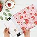 JarThenaAMCS 100Pcs Strawberry Poly Mailers 10 x 13 Inch Pink Fruit Packaging Bags Self Seal Mailing Envelope Bags for Summer Small Business Clothing Gift