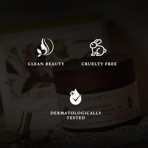 Image of Old School Rituals Spices & Camphor Oil Purifying Face Mask | Anti-Acne & Oil-Control Face Mask for Clear, Radiant Skin | Detoxifies Pores, Balances Excess Oil, and Reduces Breakouts | Enriched with Natural Spices & Camphor Oil for Skin Purification | 50g