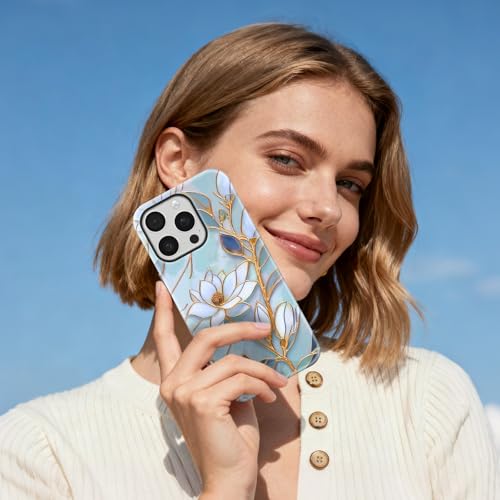 Coque iPhone 16 Pro antichoc finie les rayures motif fleurs - 7