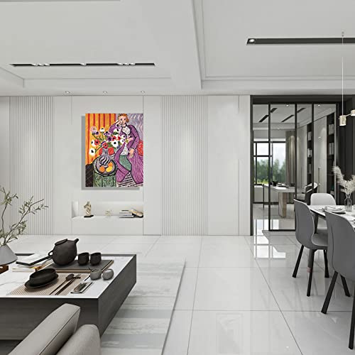 Amazon.co.jp: 《紫のローブとアネモネ 》アンリ・マティス