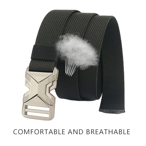 Elastic Belts for Men 1.34" Wide Quick Release Stretch Riggers Duty Work Belt2