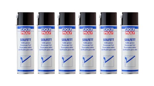 6x LIQUI MOLY 6135 Seilfett Spray Hohlraumversiegelung Dose Aerosol 500ml