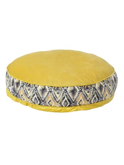 TEAKWOOD LEATHERS WIGGLE TWIDDLE PW_ROU_MOYW_M M Pet Bed (Yellow)