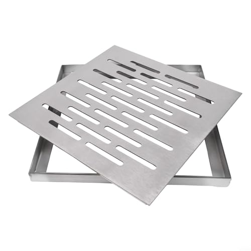 Siphon de sol en acier inoxydable 250 mm avec cadre robuste