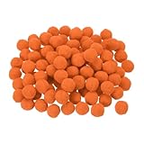 QUARKZMAN Filzstoff Bälle Filzstoff 1cm 10mm Orange Gelb Für Heimwerkerprojekte DIY Packung Mit 100 Stück