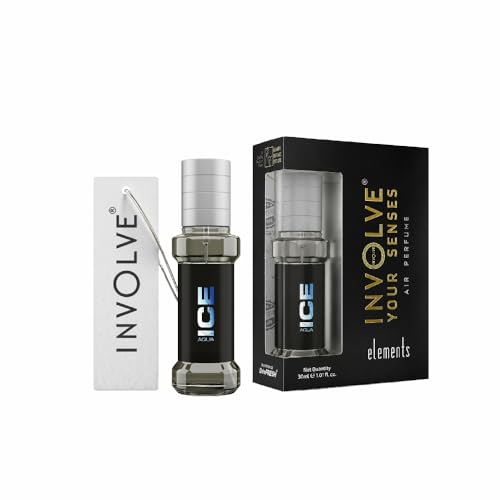Image of INVOLVE Elements Aqua Ice Spray Air Perfume Fine Fragrance Scent Air Freshener - IELE07-30ml | Car fresheners | Car accessories interior | Long lasting fragrance | Car perfume | Car Accessories 2026