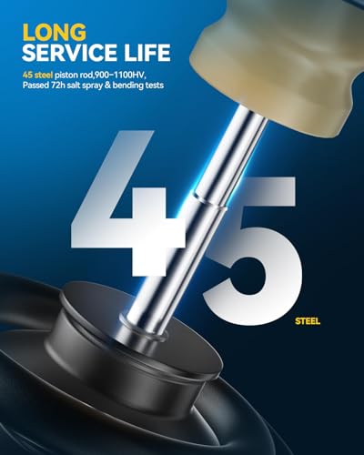Image of PHILTOP Front Complete Struts and Shocks Absorber Assembly with Coil Spring Fit For Ford 2013-2019 Flex,Lincoln 2013-2019 MKT,Suspension struts 172655,172656