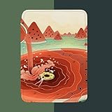 ❤MATÉRIEL: Doté d'un extérieur en cuir PU imperméable de première qualité et d'une microfibre anti-rayures, ce sera certainement un choix parfait d'étui Kindle pour vous. Impression de texture 3D haute définition, imperméable et résistante aux rayures, le motif est clair et réaliste.