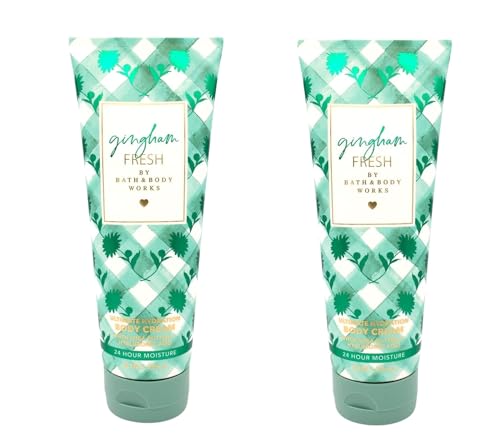 Crème hydratante corps Gingham Fresh Bath & Body Works - Lot de 2 tubes de soin