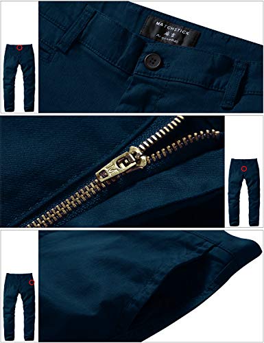 Image of Match Men's Regular Fit Comfort Stretch Casual Chino Pants