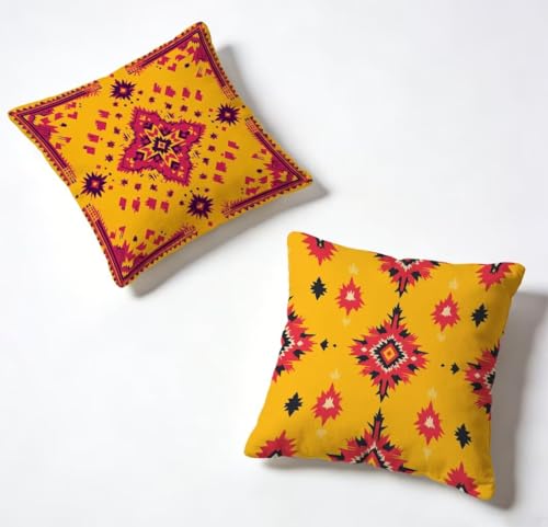 Coussin Canape 60x60cm Imperméable Jaune : Solution Déco Salon et Jardin - 2