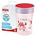 Nuk Tasse d’Apprentissage Magic Cup | Bordure 360° antifuites | 8+ mois | sans BPA | 230 ml | crabe (rouge)