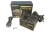 SHARK TECHNOLOGY 1000W Black ATX12V EPS12 Silent 120mm Fan Gaming PC 2X PCI-E Power Supply ATX PSU